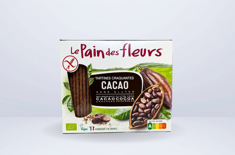 Compra Le Pain des Fleurs Biscote Cacao BIO 160gr